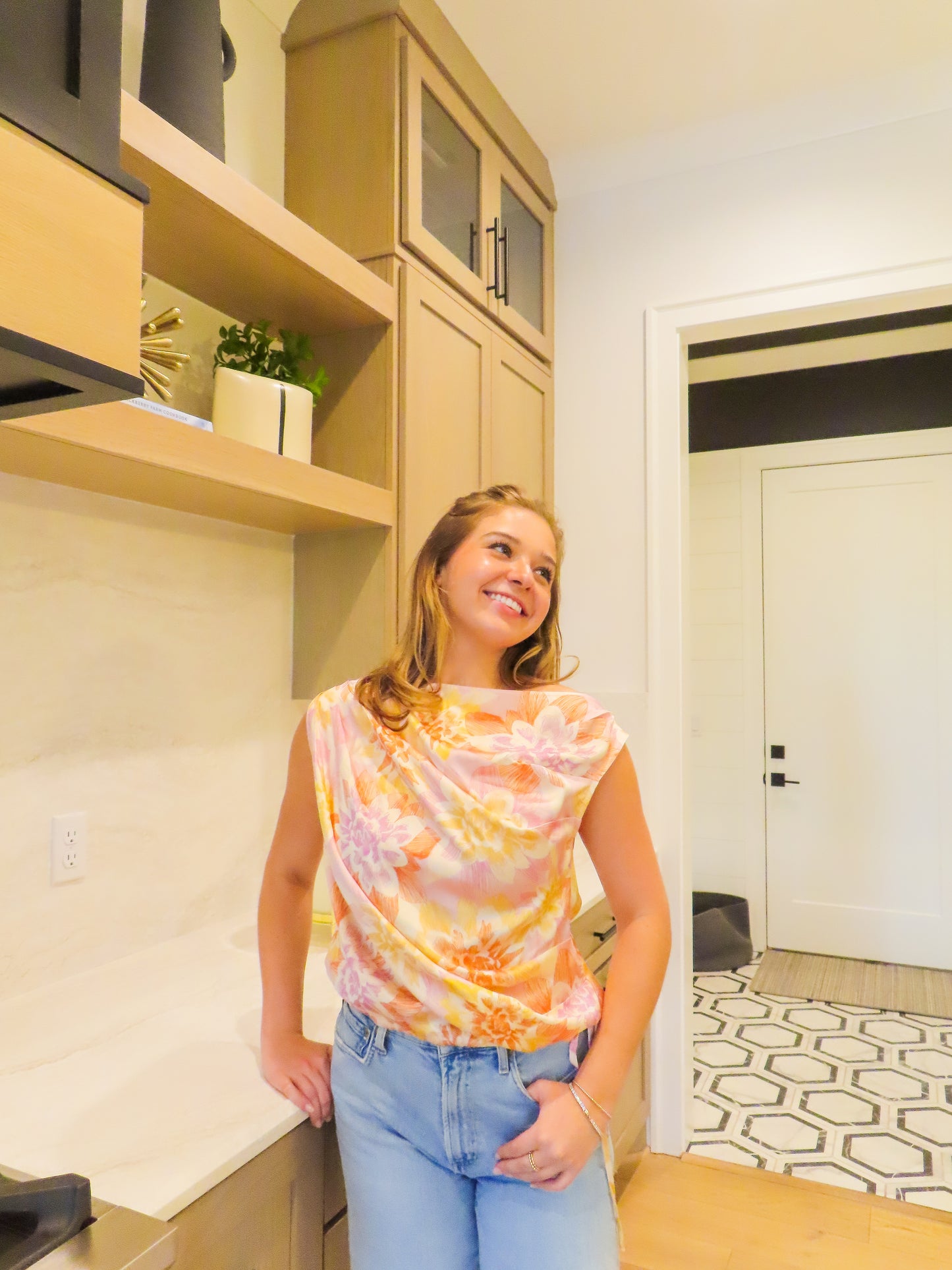 Annisse Silk Top