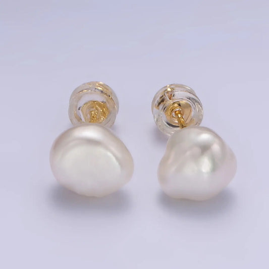 Baroque Pearl Studs