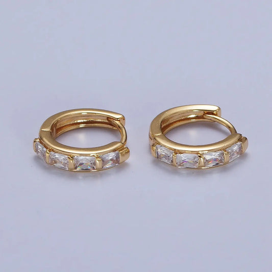 Baguette Huggie Hoops