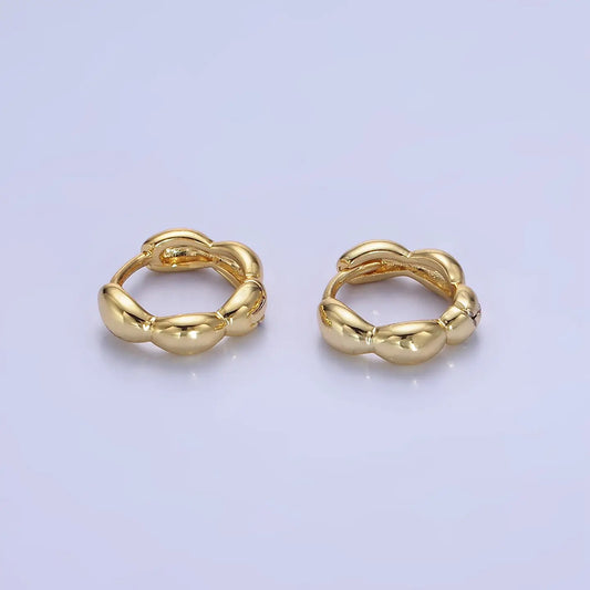 Bubble Huggie Earrings
